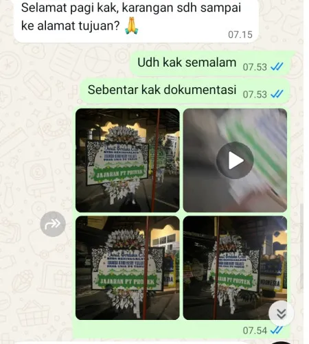 Pengiriman Papan Bunga Selamat Bulak Banteng Kenjeran