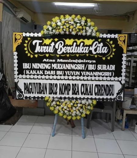 Papan Bunga Duka Bulak Banteng Kenjeran