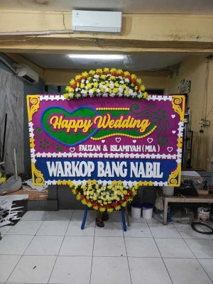 Papan Bunga di Bulak Banteng Kenjeran
