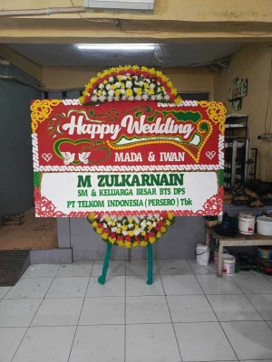Papan Bunga di Bulak Banteng Kenjeran