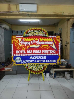 Papan Bunga di Bulak Banteng Kenjeran
