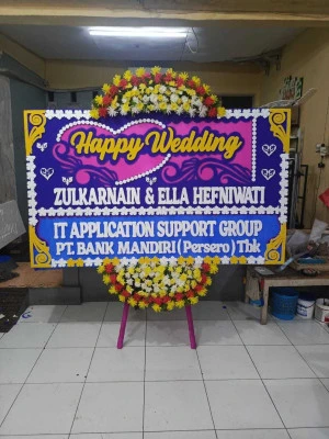 Papan Bunga di Bulak Banteng Kenjeran